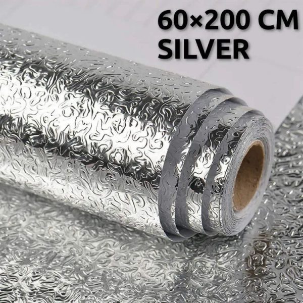 kitchen-oil-proof-waterproof-sticker-aluminum-foil-sheet-kitchen-stove-cabinet-stickers-self-adhesive-wallpapers-size-60x200cm-2meter-2